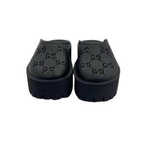 Gucci Elea plateau muiltjes van geperforeerd rubber