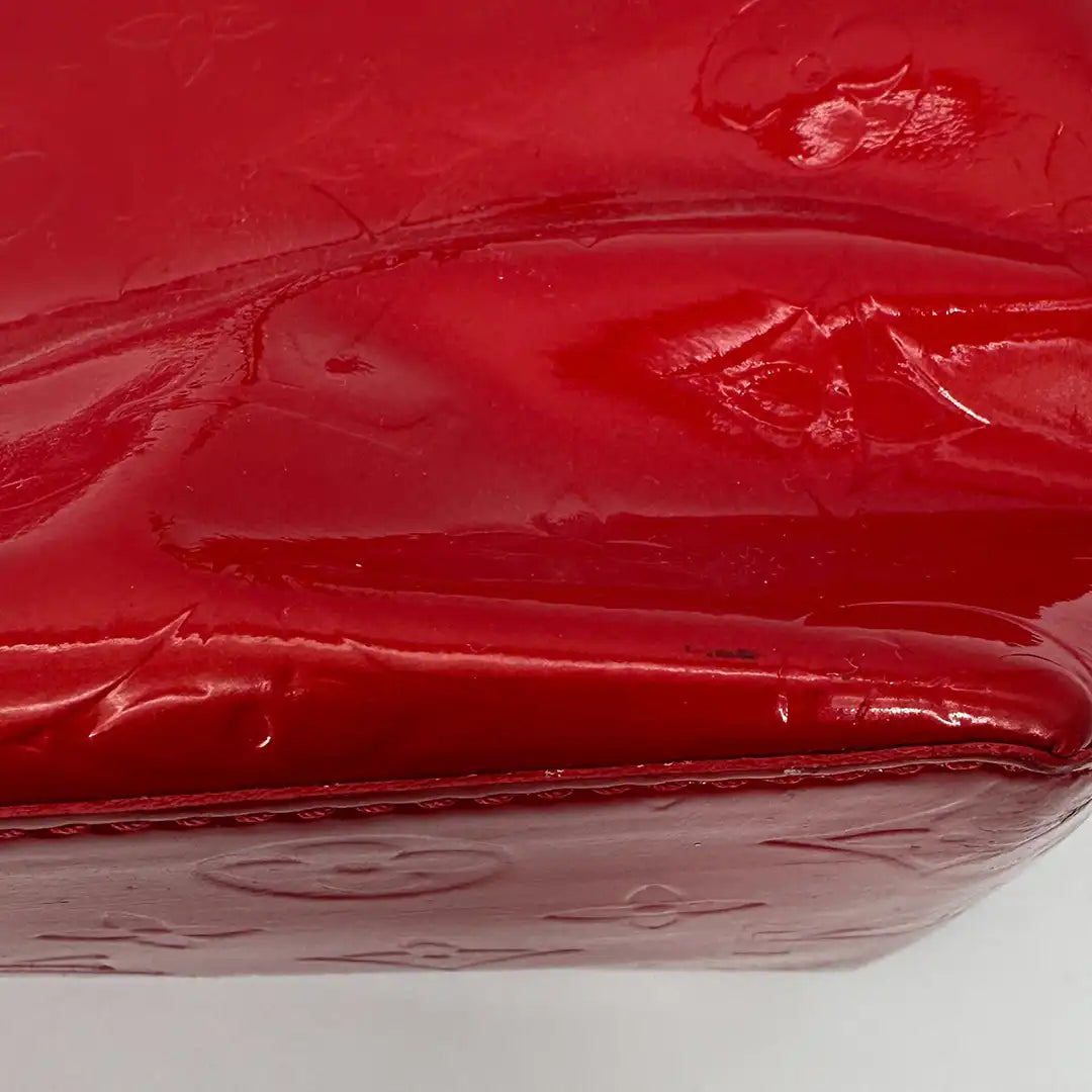 Louis Vuitton Vernis Reade MM Handtasche rot M91086 / gut Louis Vuitton
