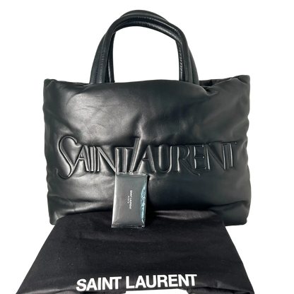 Saint Laurent Bag New Tote 1000 black Shopper Lammleder / ungetragen Saint Laurent