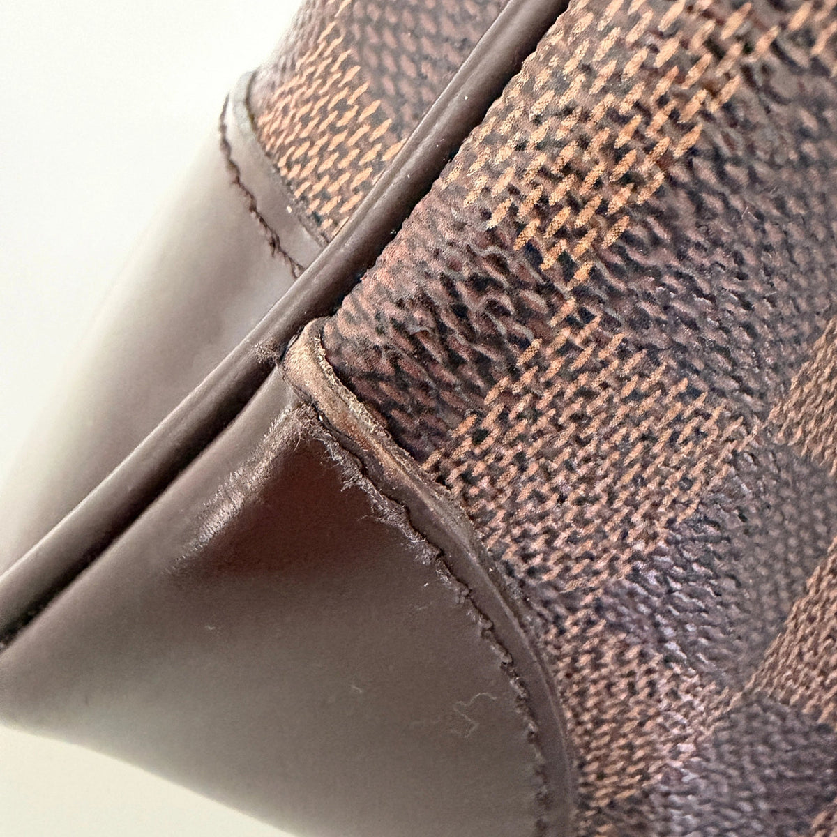 Louis Vuitton Berkeley Damier Ebene Handtasche / gut Louis Vuitton