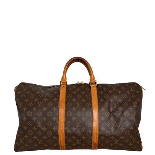 Louis Vuitton Keepall 55 Monogram Canvas 1991 / akzeptabel Louis Vuitton