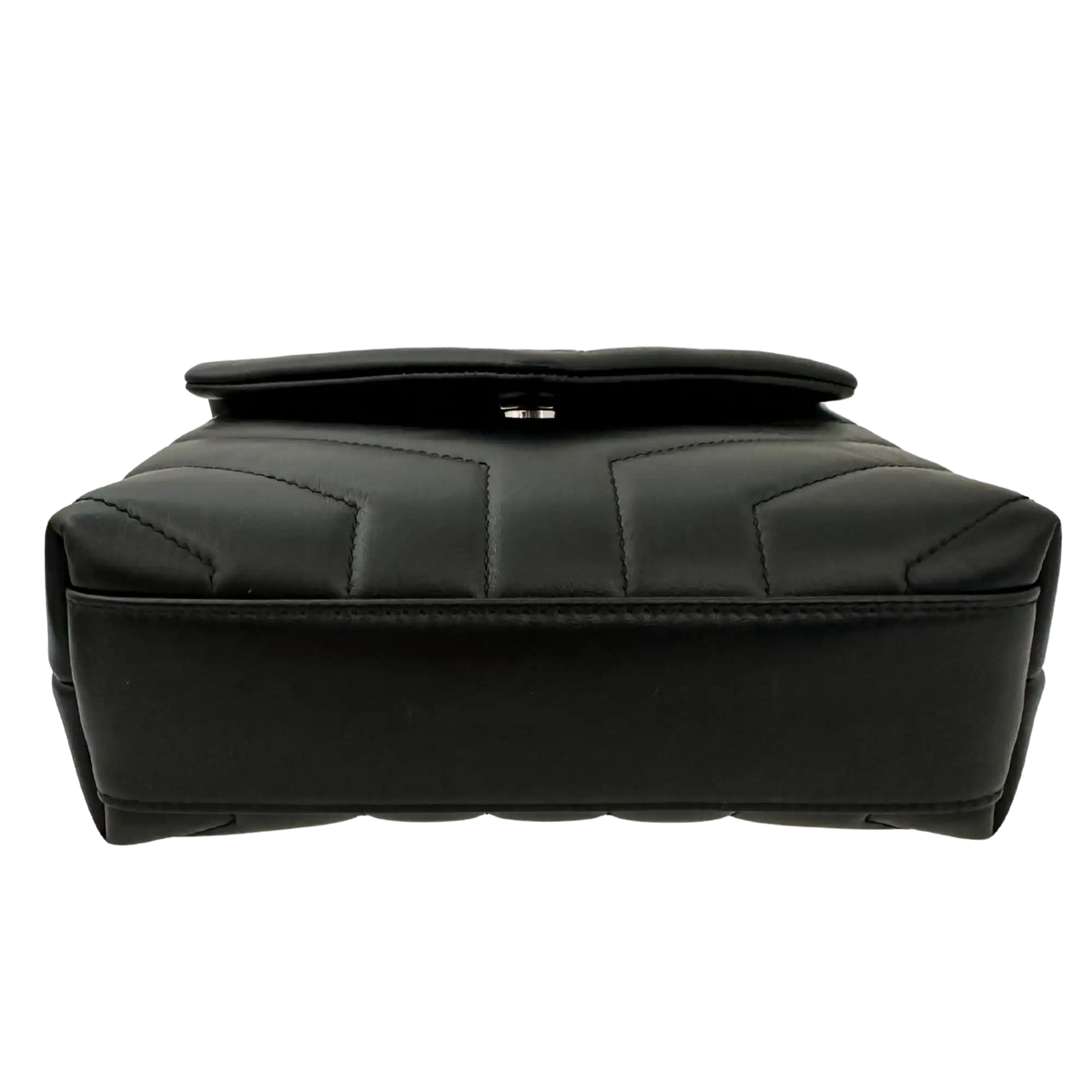 Saint Laurent YSL LouLou Toy schwarz silber Hardware Leder / sehr gut Saint Laurent
