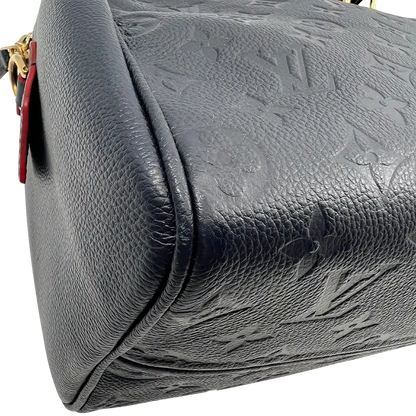 Louis Vuitton Speedy 25 Bandouliere Monogram empreinte Leder marine / sehr gut Louis Vuitton