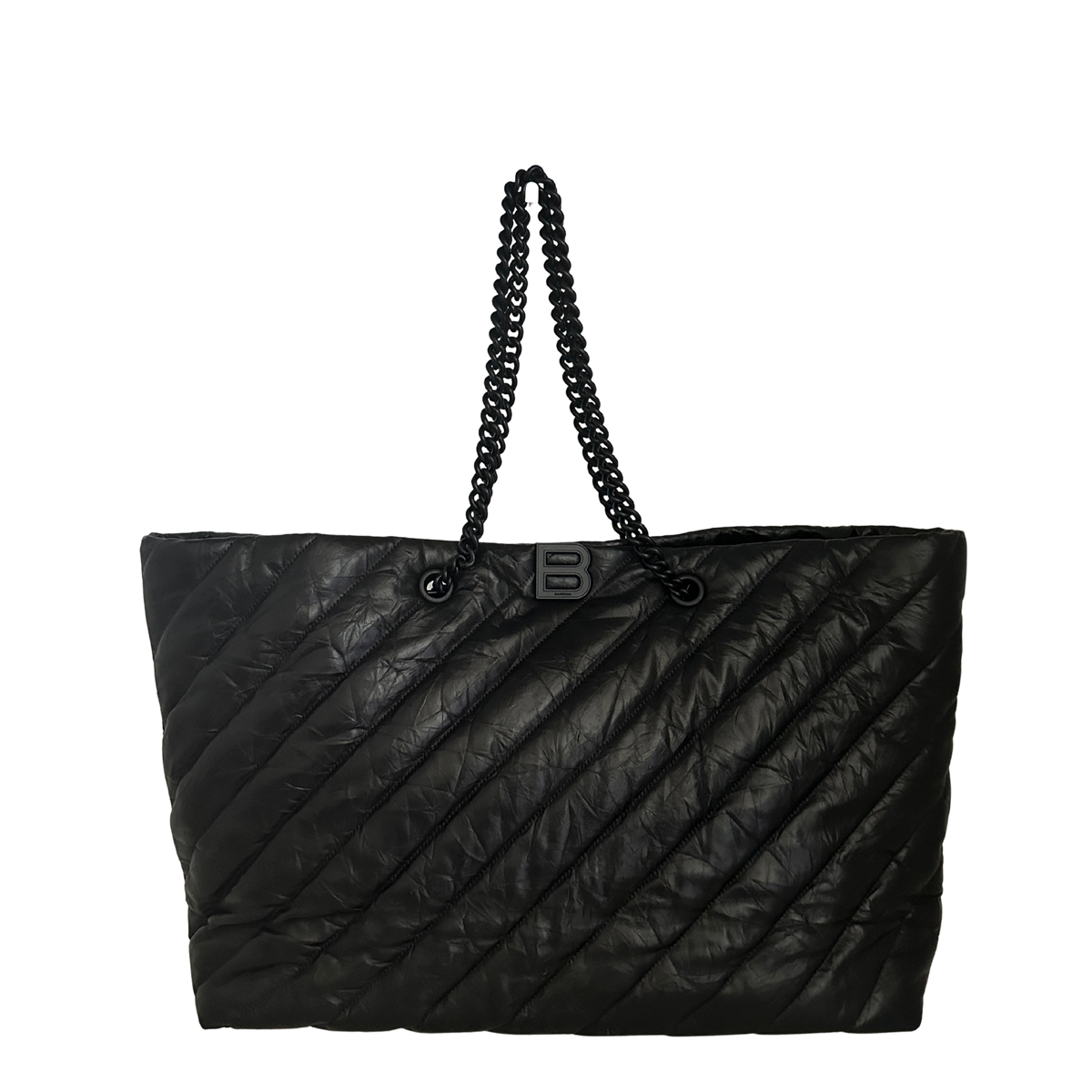 Balenciaga Shopper Crush East-West Large Kalbsleder / neuwertig Balenciaga