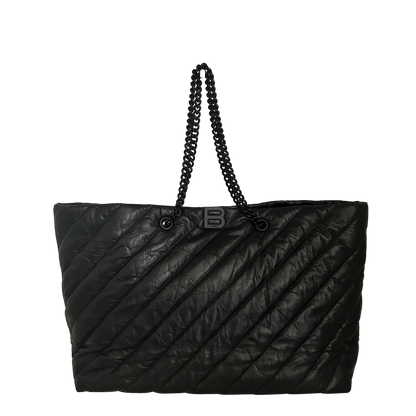 Balenciaga Shopper Crush East-West Large Kalbsleder / neuwertig Balenciaga