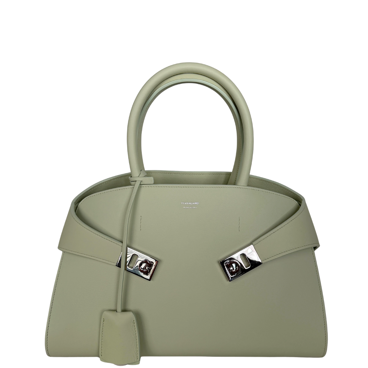 Salvatore Ferragamo HUG (M) Leder grün / sehr gut Salvatore Ferragamo