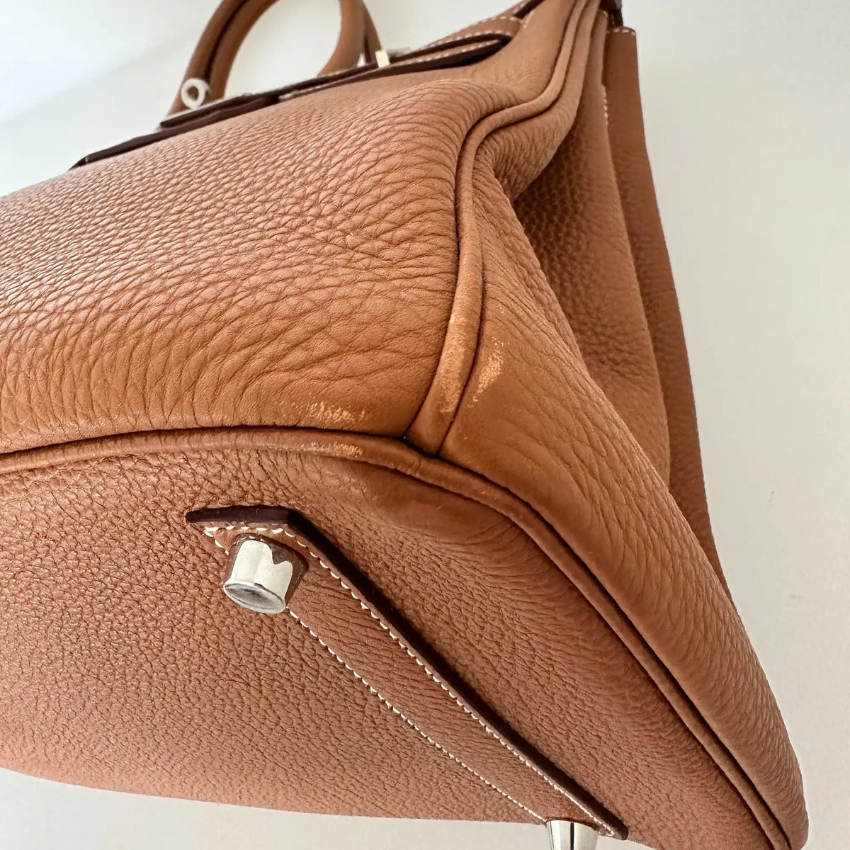 ANGEBOT DER WOCHE: Hermès Birkin Bag 35 Togo Leder braun Palladium Hardware 2011 / sehr gut Hermès