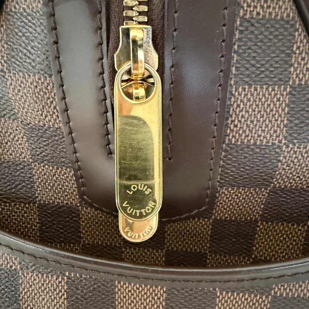 Louis Vuitton Berkeley Damier Ebene Handtasche / gut Louis Vuitton