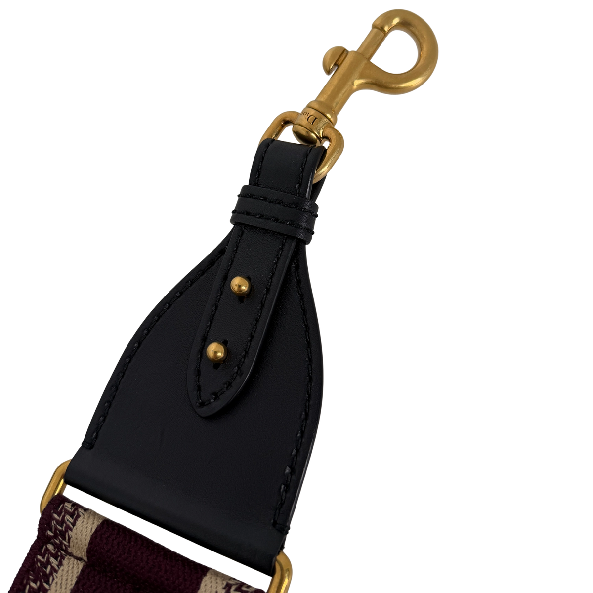 Christian Dior breiter Schulterriemen Dior Paris Stickerei bordeaux Fullset / neuwertig Dior