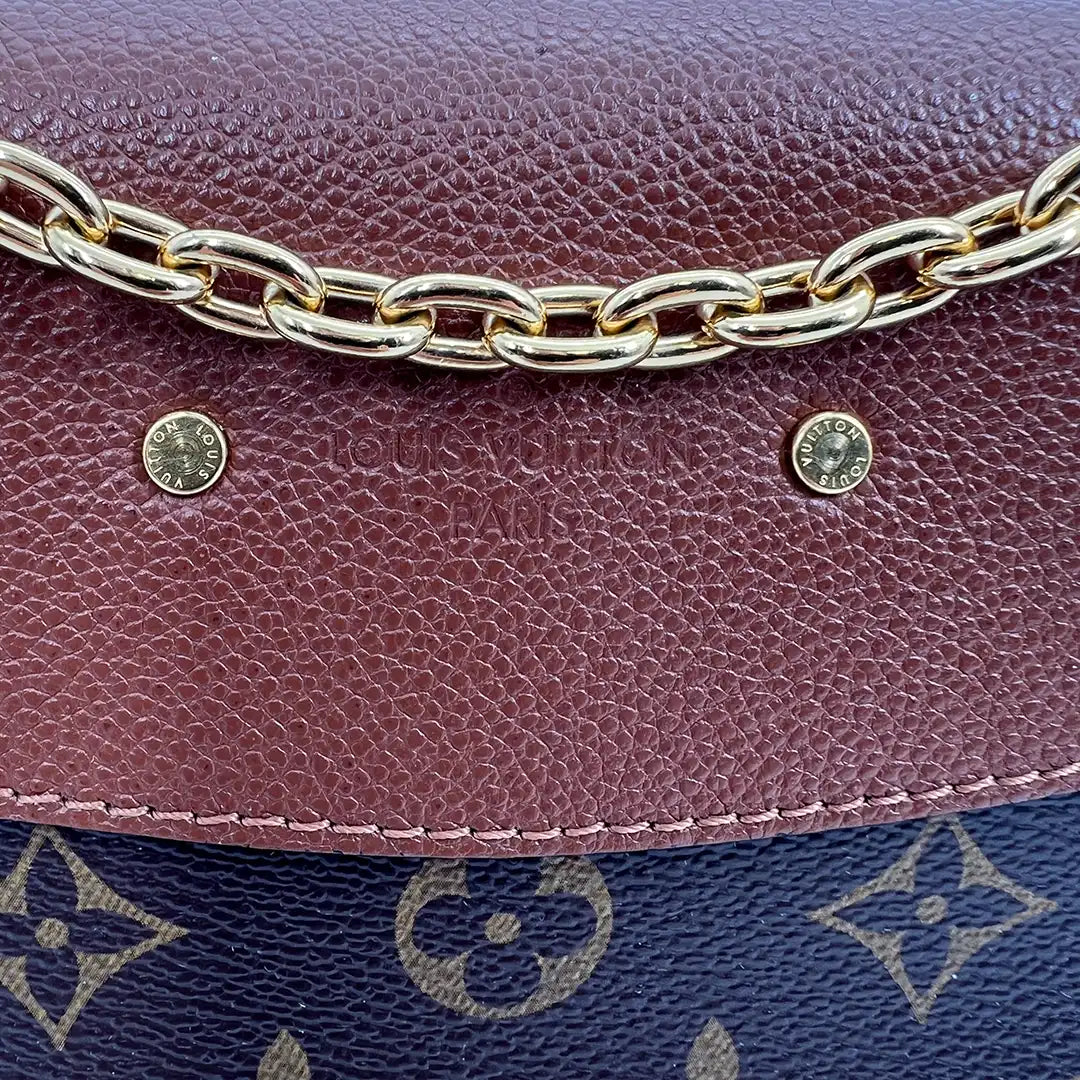 Louis Vuitton Saint Placide Monogram Canvas und Leder Tasche braun / sehr gut Louis Vuitton