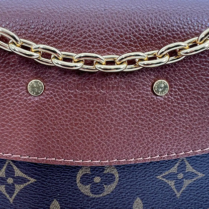 Louis Vuitton Saint Placide Monogram Canvas und Leder Tasche braun / sehr gut Louis Vuitton