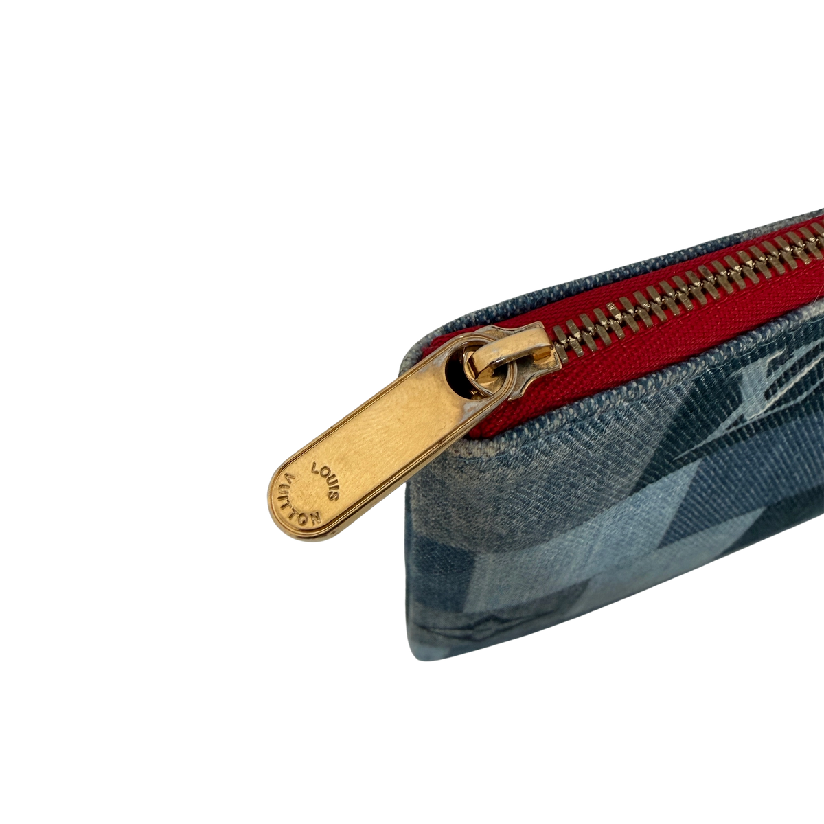 Louis Vuitton City Pouch Denim M68761 / sehr gut Louis Vuitton