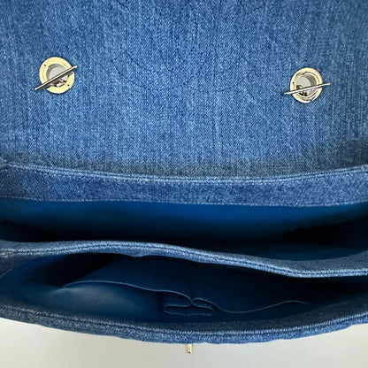 Chanel Trendy CC Top Handle Large Denim Blau / sehr gut Chanel