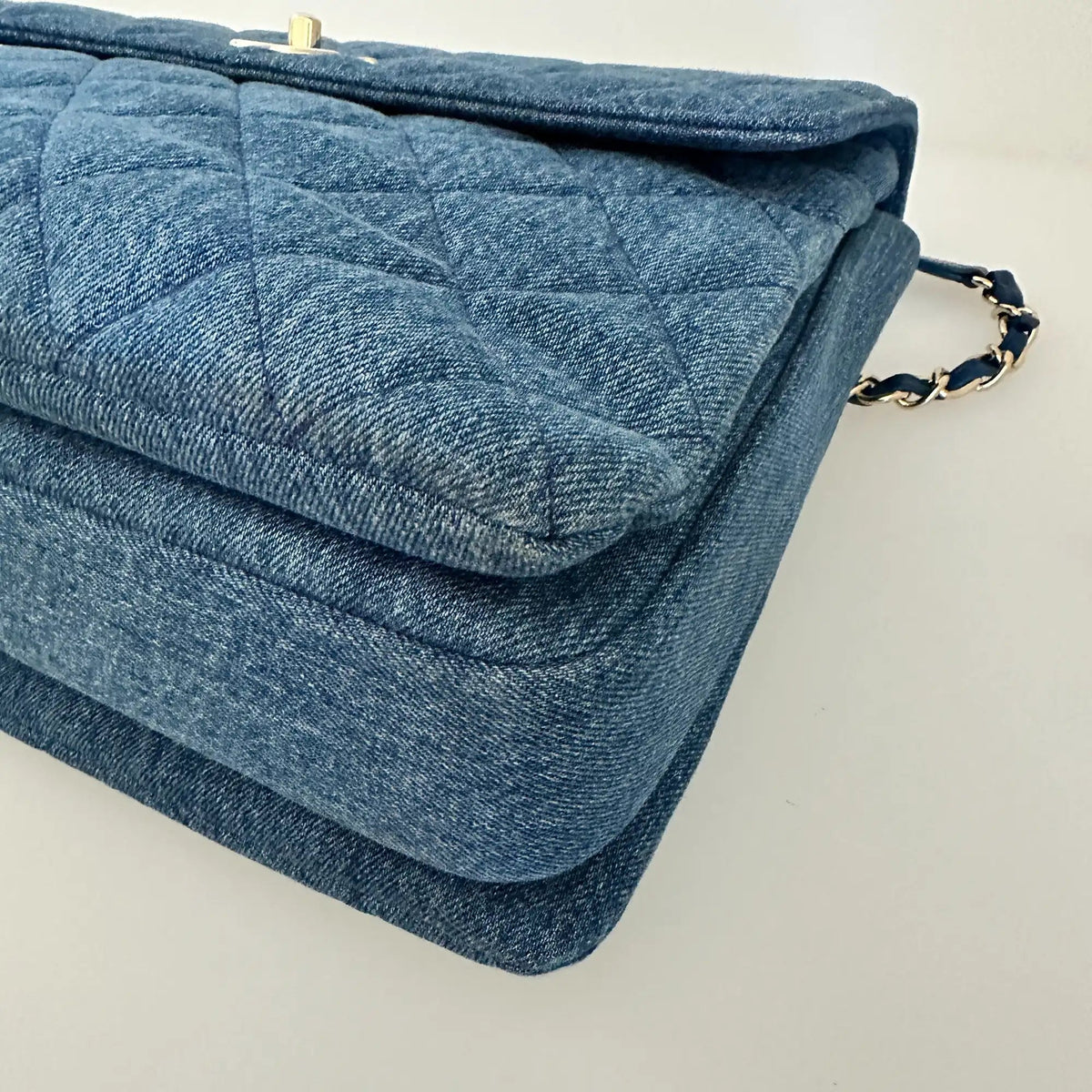 Chanel Trendy CC Top Handle Large Denim Blau / sehr gut Chanel