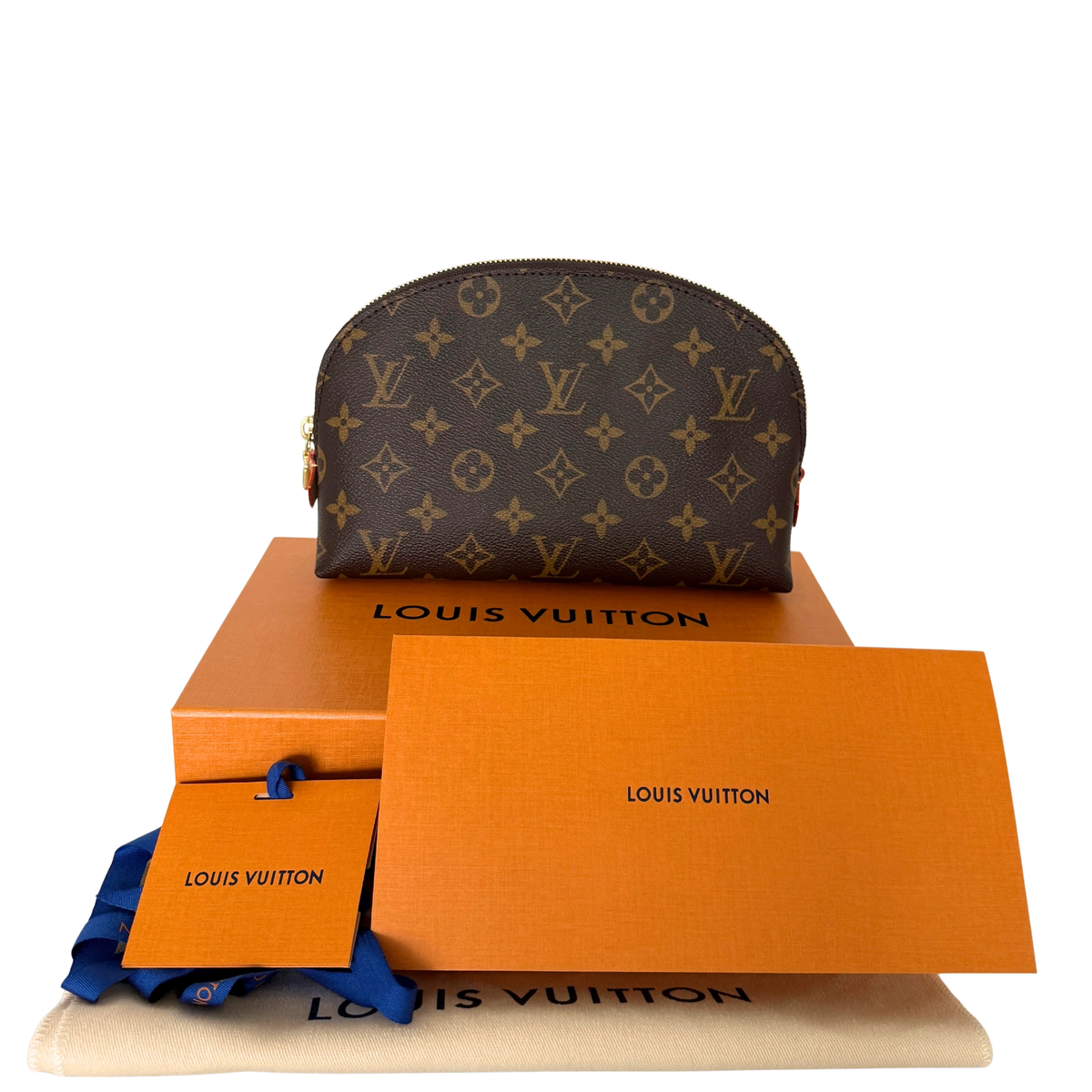 Louis Vuitton Cosmetic Pouch MM M46579 Braun / neuwertig Louis Vuitton
