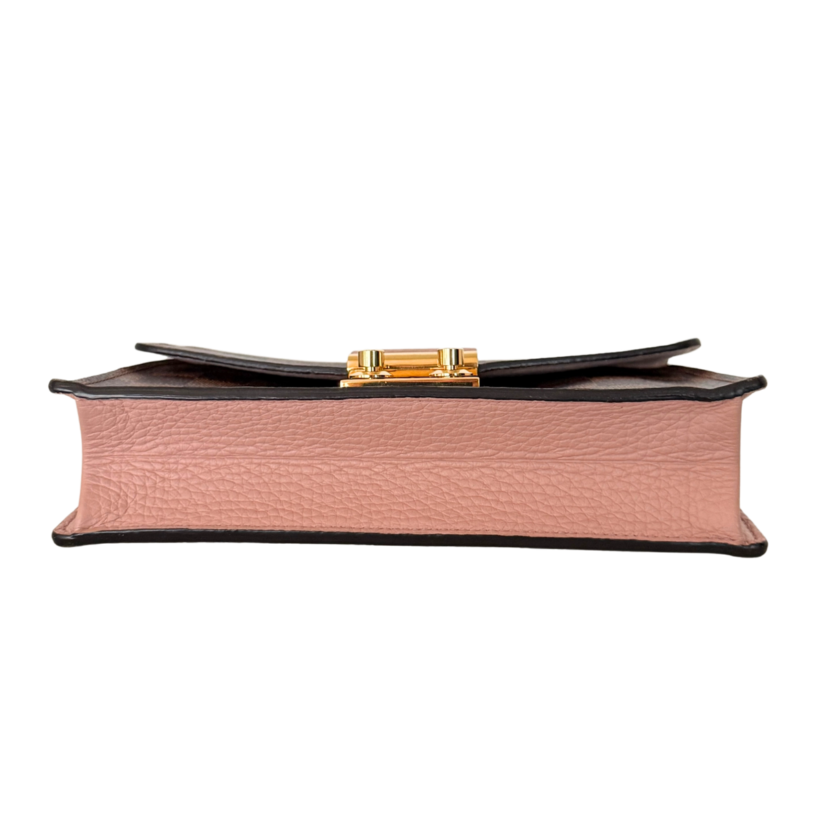 Louis Vuitton Croisette Wallet on Chain Damier Ebene Bruin