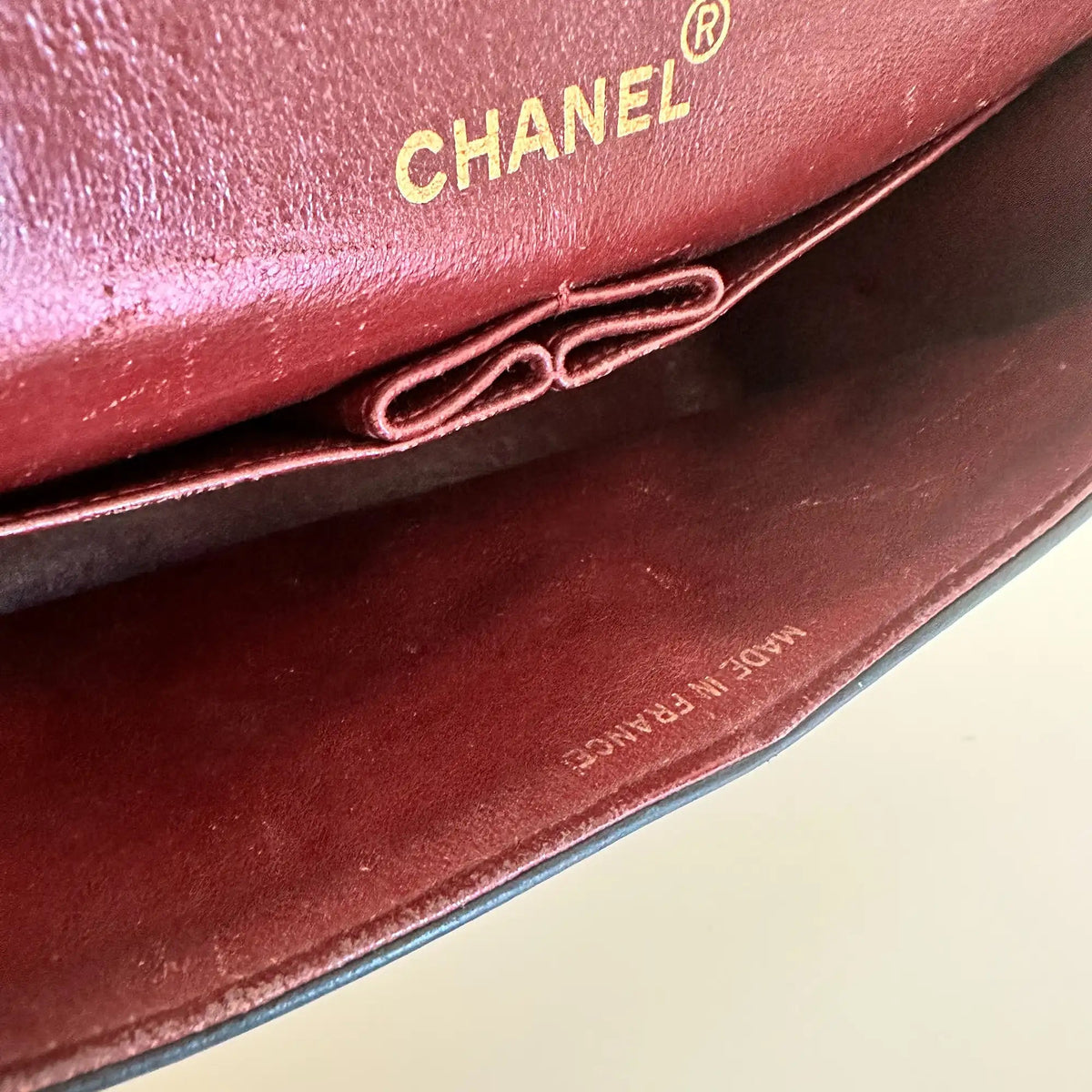 Chanel Timeless Vintage Double Flap Bag Lammleder schwarz Small/ gut Chanel