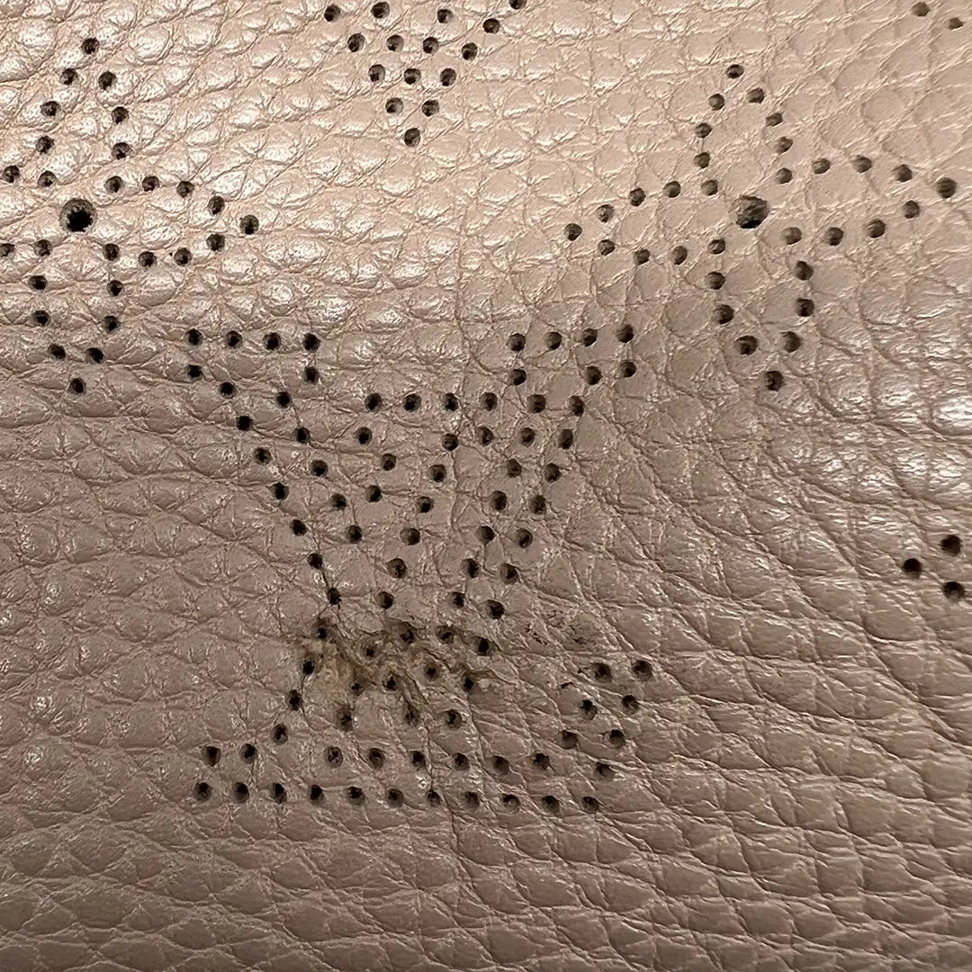 Louis Vuitton Mahina Selene MM Tasche Leder Taupe / gut Louis Vuitton