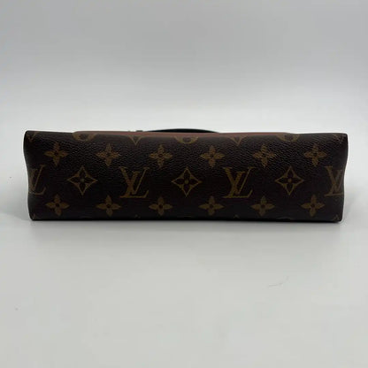 Louis Vuitton Saint Placide Monogram Canvas und Leder Tasche braun / sehr gut Louis Vuitton