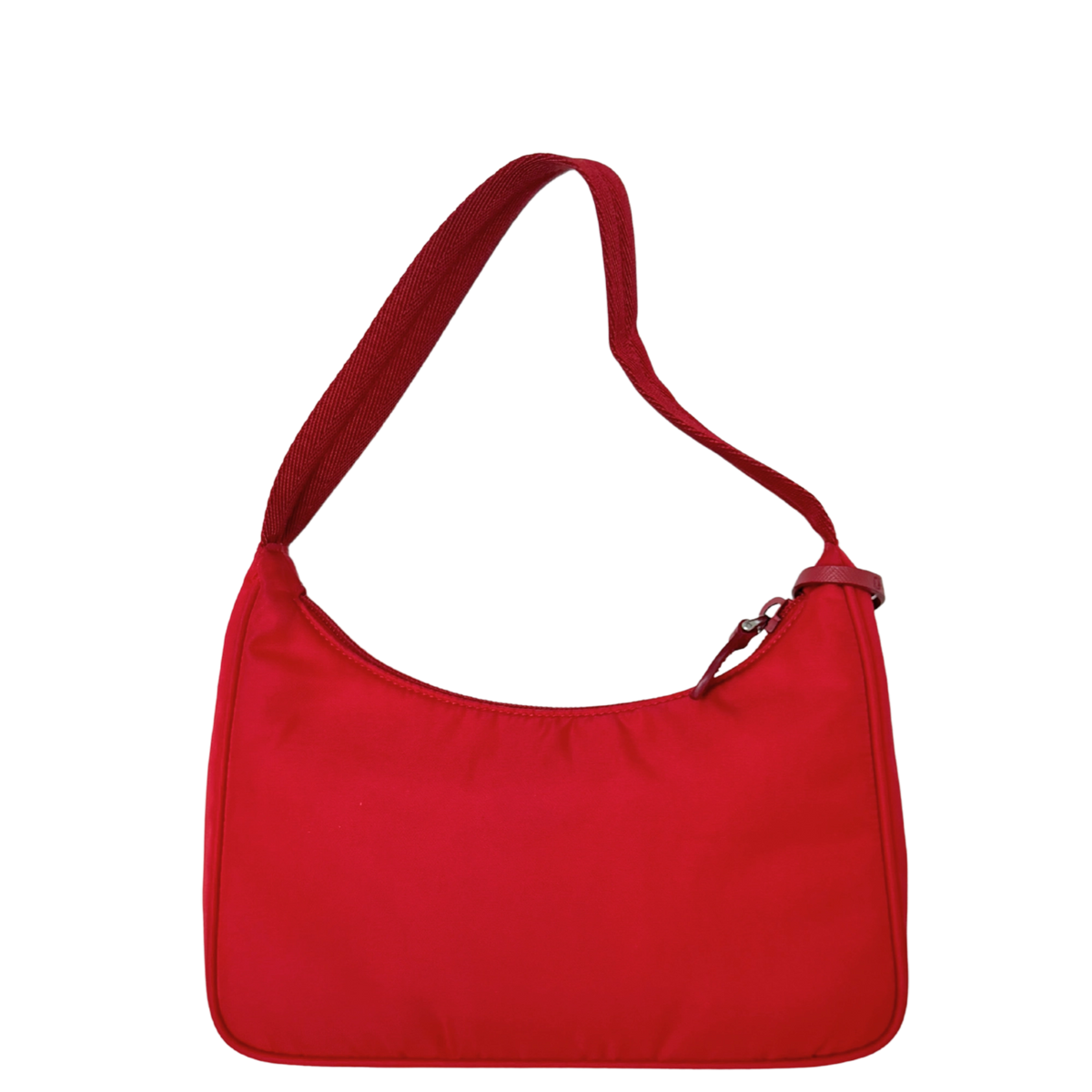 Prada Re-Edition 2000 Mini Bag rot Fullset / sehr gut Prada