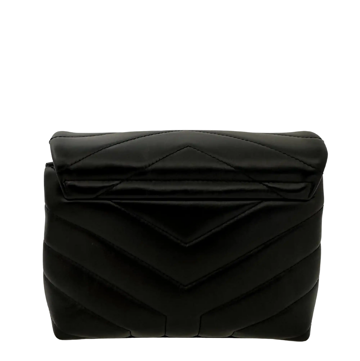 Saint Laurent YSL LouLou Toy schwarz silber Hardware Leder / sehr gut Saint Laurent