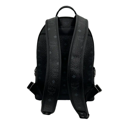MCM Stark Small Medum Rucksack Monogram schwarz / neuwertig MCM