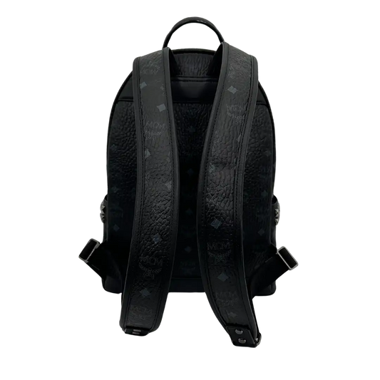 MCM Stark Small Medum Rucksack Monogram schwarz / neuwertig MCM