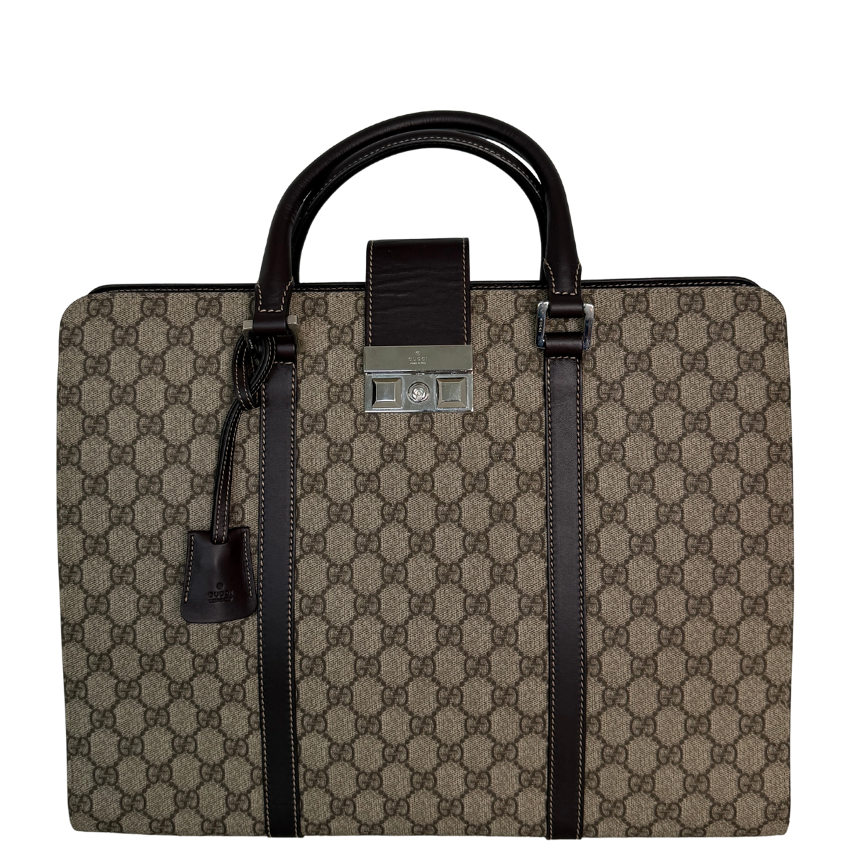 Gucci GG Supreme Business Laptop Bag / gut Gucci