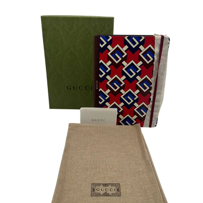 Gucci Notzibuch geometric G Print / unbenutzt Gucci