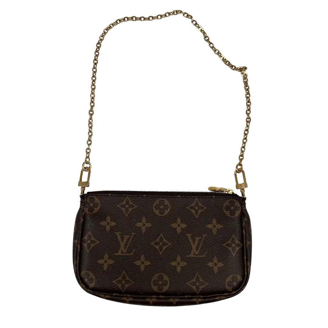 Louis Vuitton Multi Pochette Accessoires Monogram Canvas Rose Clair M44840 / sehr gut Louis Vuitton