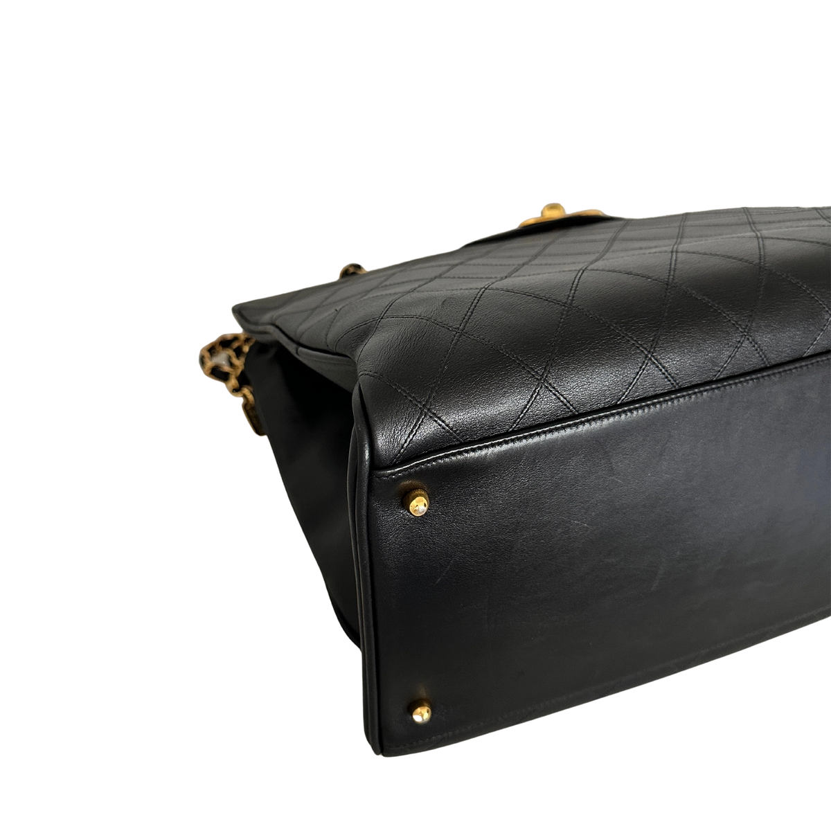 Chanel Supermodel Weekender Vintage 24k vergoldet mit ID Card / Invest / sehr gut Chanel