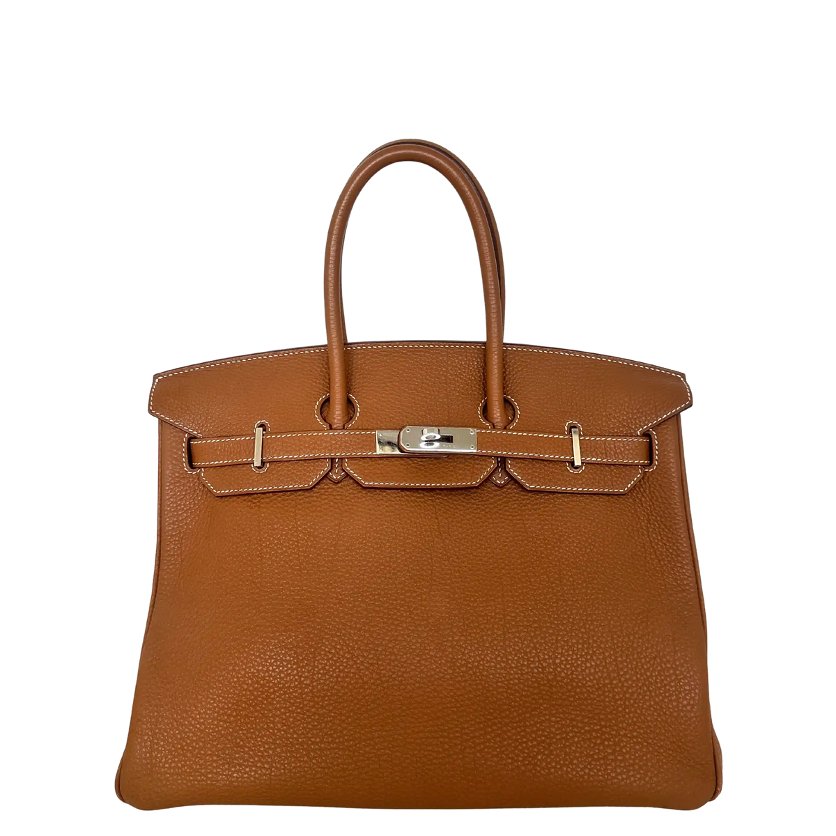ANGEBOT DER WOCHE: Hermès Birkin Bag 35 Togo Leder braun Palladium Hardware 2011 / sehr gut Hermès