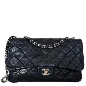 Chanel Timeless Accordion Flap Bag Lammleder