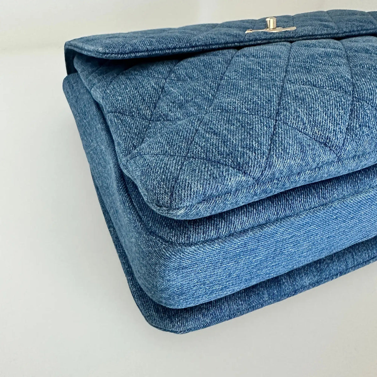 Chanel Trendy CC Top Handle Large Denim Blau / sehr gut Chanel