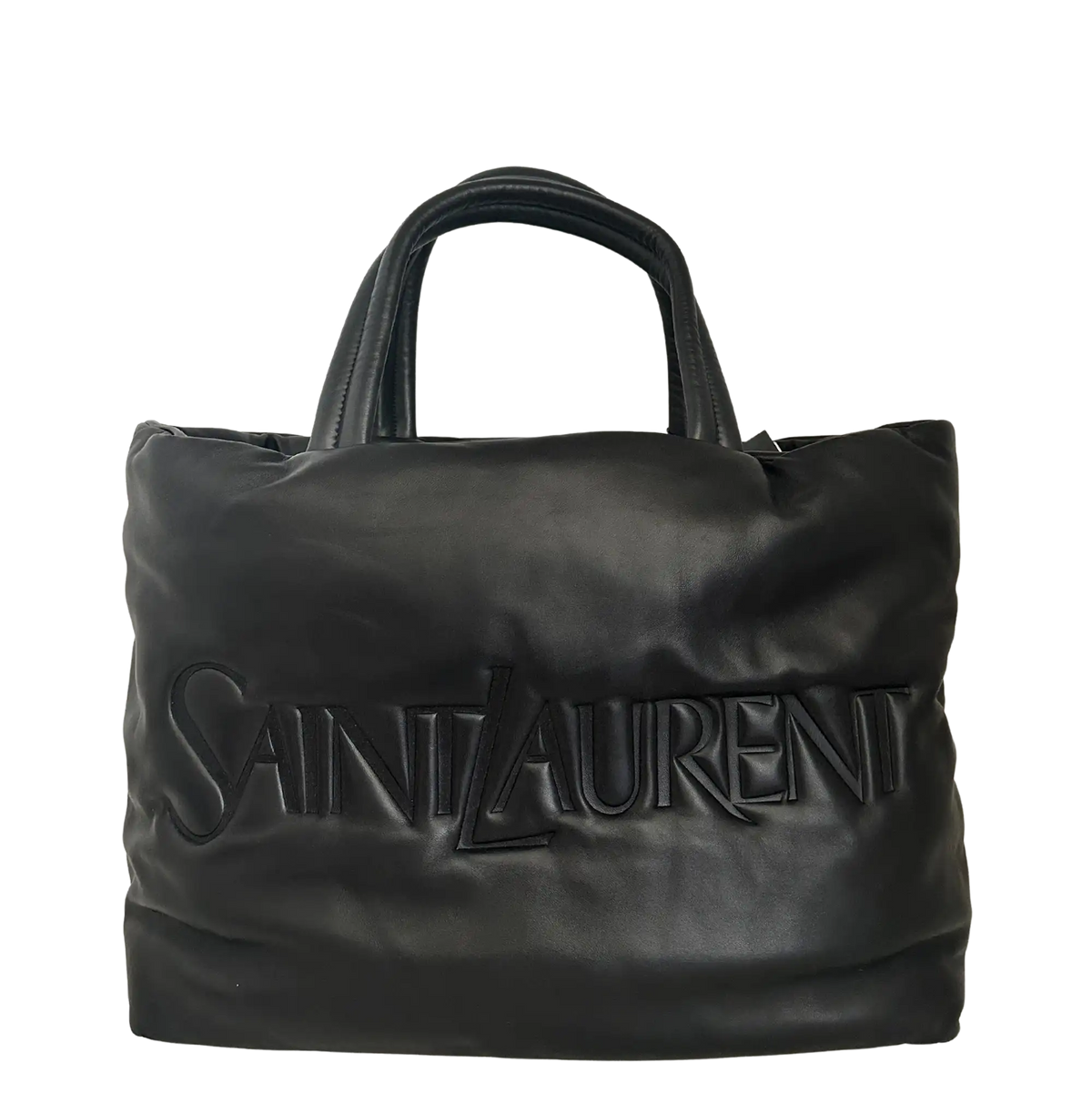 Saint Laurent Bag New Tote 1000 black Shopper Lammleder / ungetragen Saint Laurent