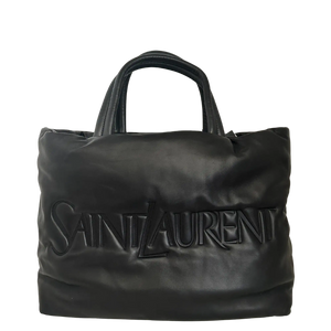 Saint Laurent Bag New Tote 1000 zwart Shopper lamsleer