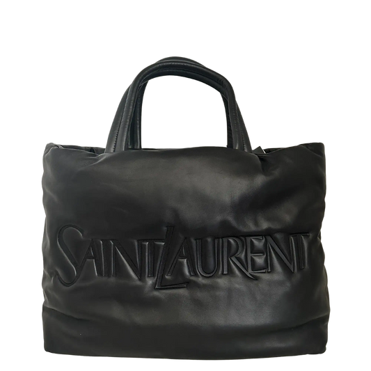 Saint Laurent Bag New Tote 1000 black Shopper Lammleder / ungetragen Saint Laurent