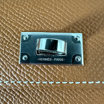 Hermès Epsom Kelly Pocket Compact Wallet Geldbörse braun / ungetragen Hermès