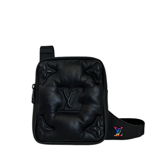 Louis Vuitton Asymmetrische Sling Bag 2054 Virgil Abloh Puffy Lamsleer M68773