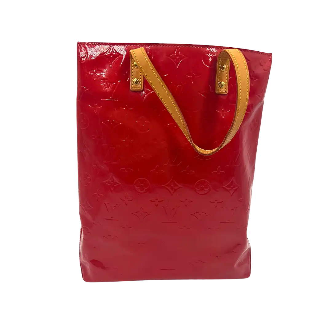Louis Vuitton Vernis Reade MM Handtasche rot M91086 / gut Louis Vuitton