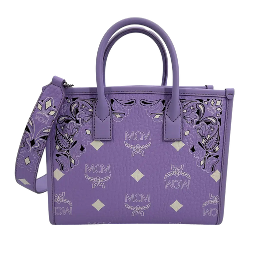 MCM Tote Bag München Small lila / ungetragen MCM