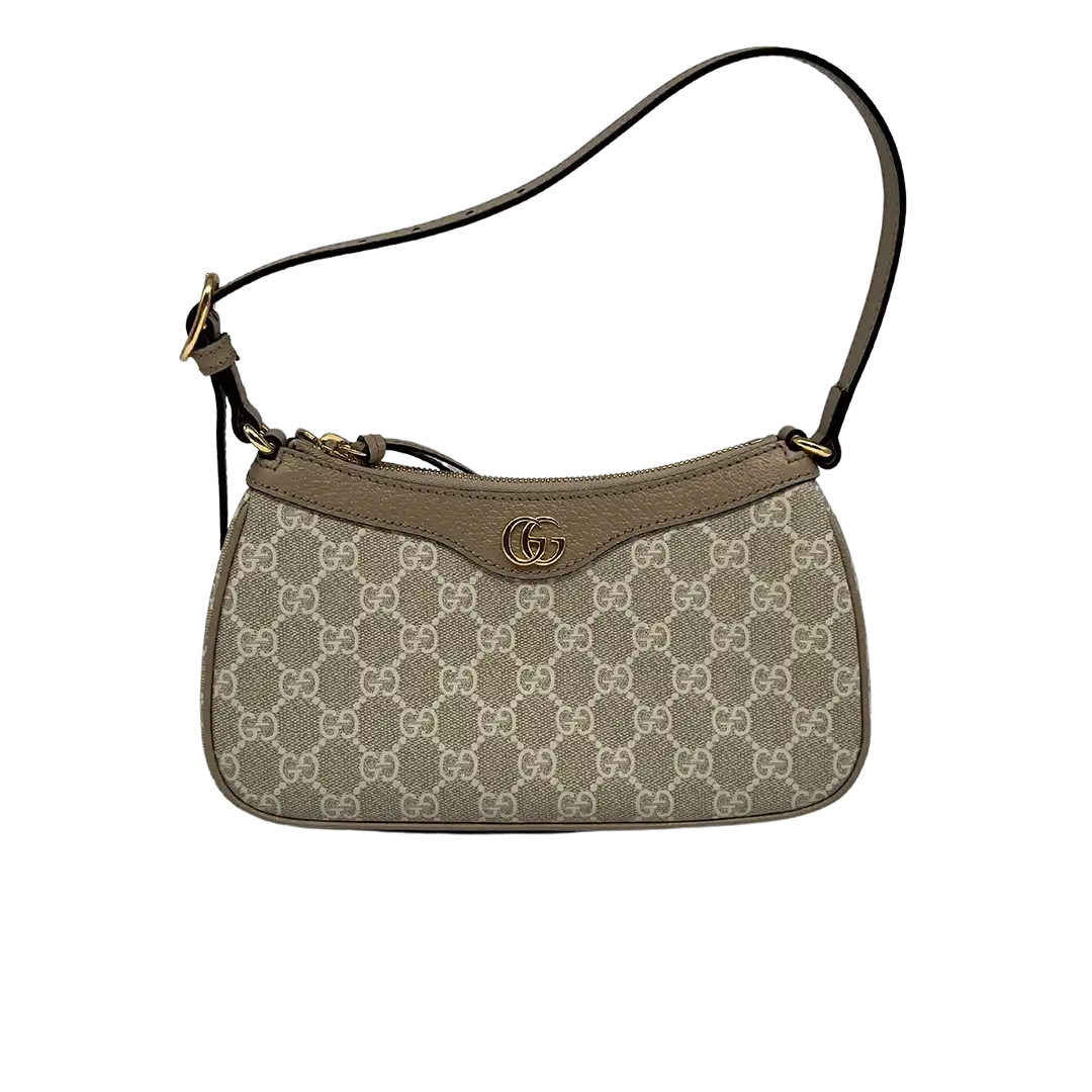 Gucci kleine Ophidia Handtasche beige GG Supreme Canvas / neu Gucci