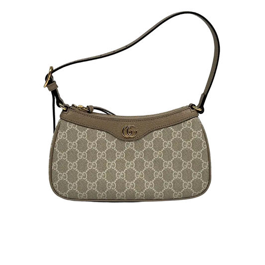 Gucci kleine Ophidia Handtasche beige GG Supreme Canvas / neu Gucci