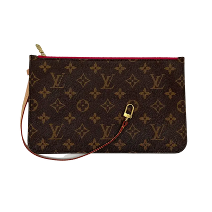 Louis Vuitton Neverfull MM Pivoine Monogram Canvas M41178 / gut Louis Vuitton