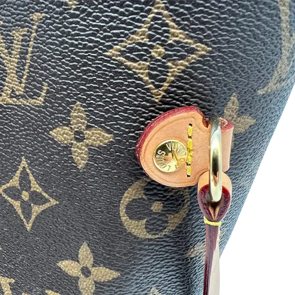 Louis Vuitton Neverfull MM Pivoine Monogram Canvas M41178 / gut Louis Vuitton