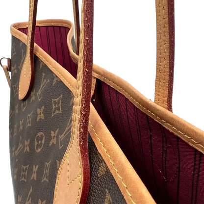 Louis Vuitton Neverfull MM Pivoine Monogram Canvas M41178 / gut Louis Vuitton