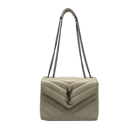 Saint Laurent LouLou Small Tasche beige-grau /gut Saint Laurent