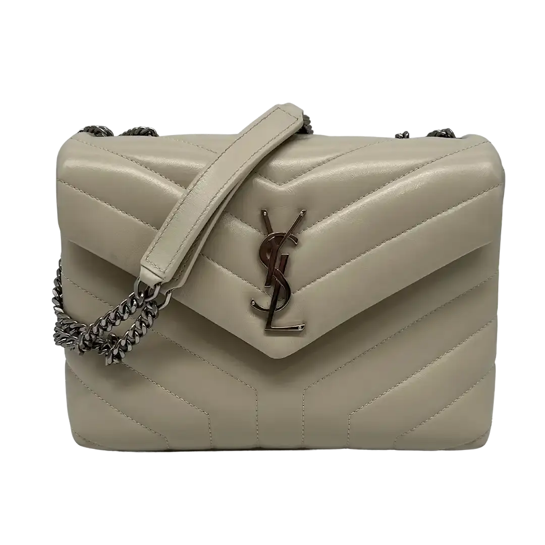 Saint Laurent LouLou Small Tasche beige-grau /gut Saint Laurent
