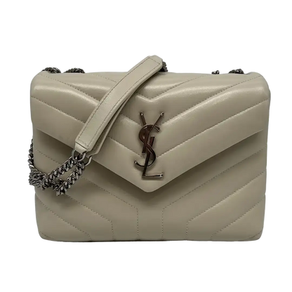 Saint Laurent LouLou Small Tasche beige-grau /gut Saint Laurent