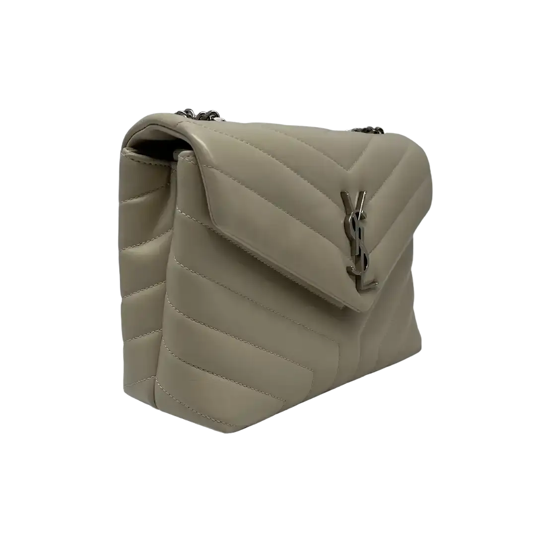 Saint Laurent LouLou Small Tasche beige-grau /gut Saint Laurent